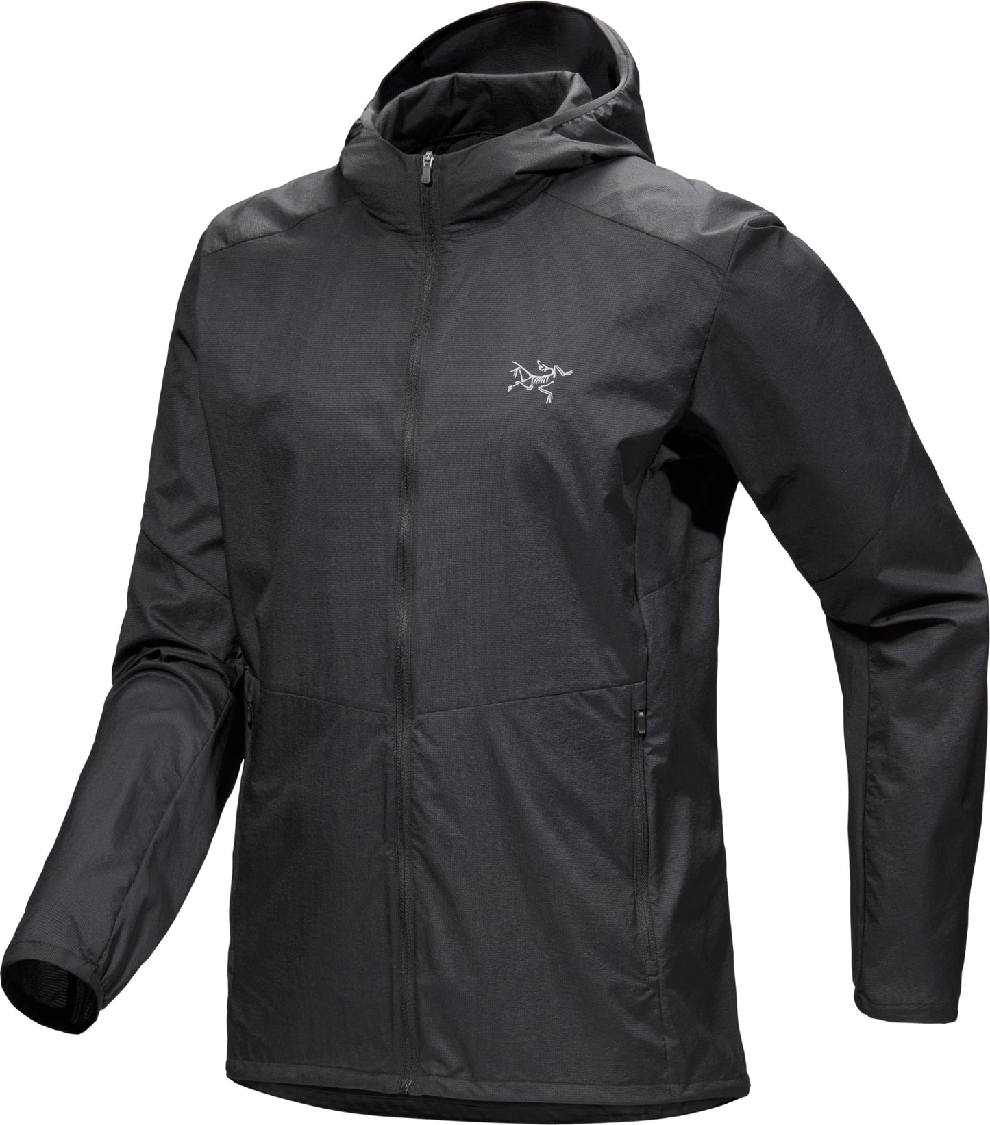 Arc'teryx Incendo Airshell Hoody Men's | Airy Ultralight Trail Running Top | Black, X-Small