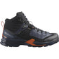 Salomon Mens X Ultra Alpine Sneaker Blue Nights Black Red Orange Size 12