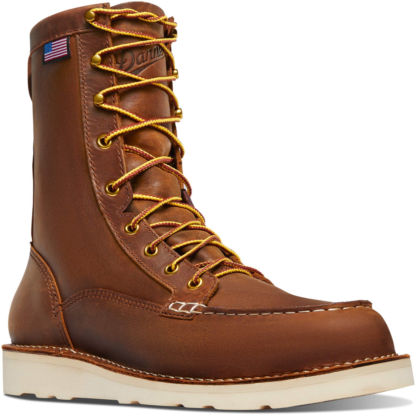 Botas de trabalho masculinas Danner Bull Run com biqueira de aço e biqueira tipo moc