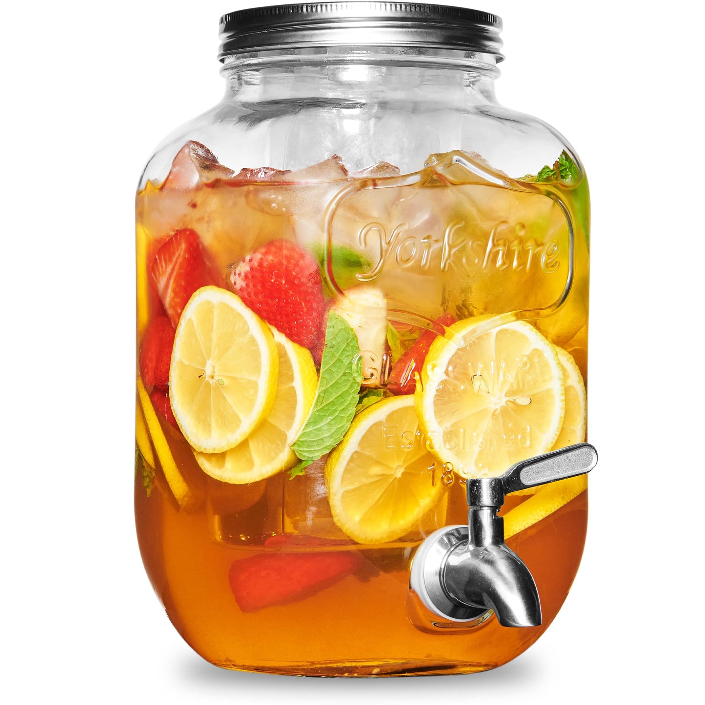 Dispensador de bebidas de vidro 