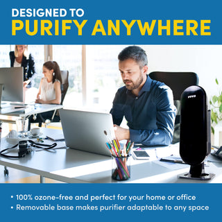 Purificador de ar preto VEVA 8000 para casa 