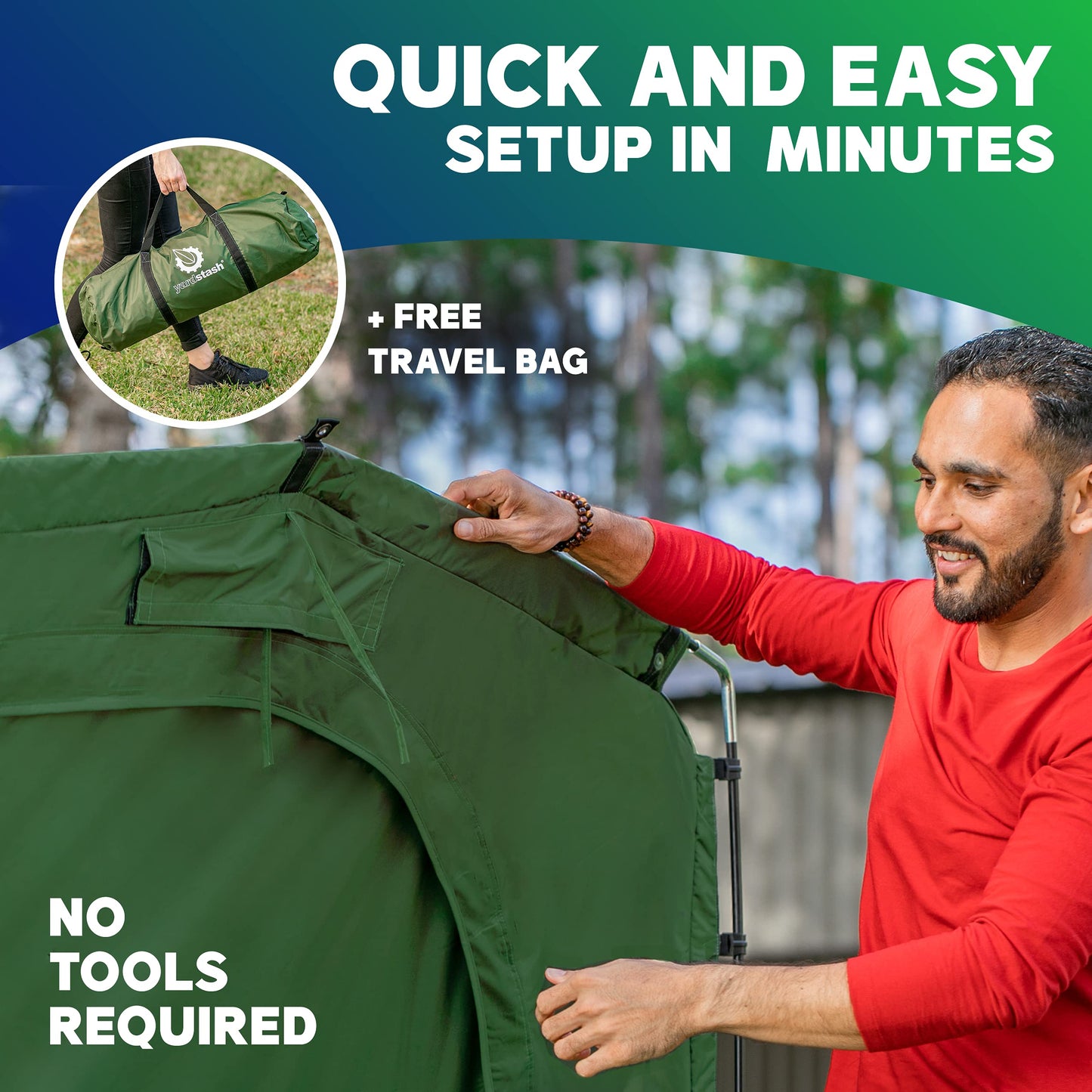 Tenda leve para armazenamento de bicicletas YardStash 