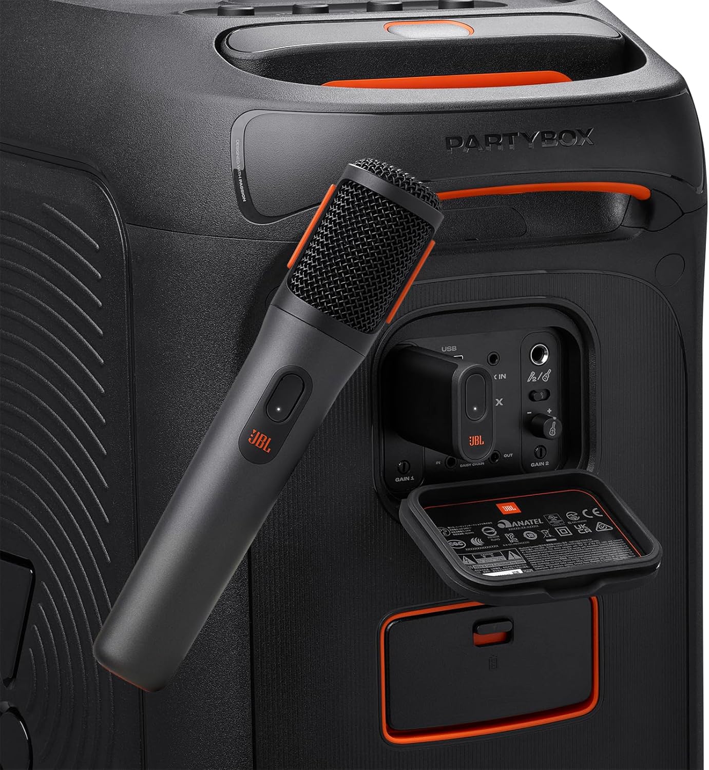 JBL - PartyBox Wireless Microphones - Black