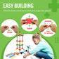 Kit de blocos de construção educativos - 176 peças (idades de 4 a 8 anos) 