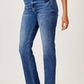 Risen - Mid Rise Slim Relaxed Straight Jeans