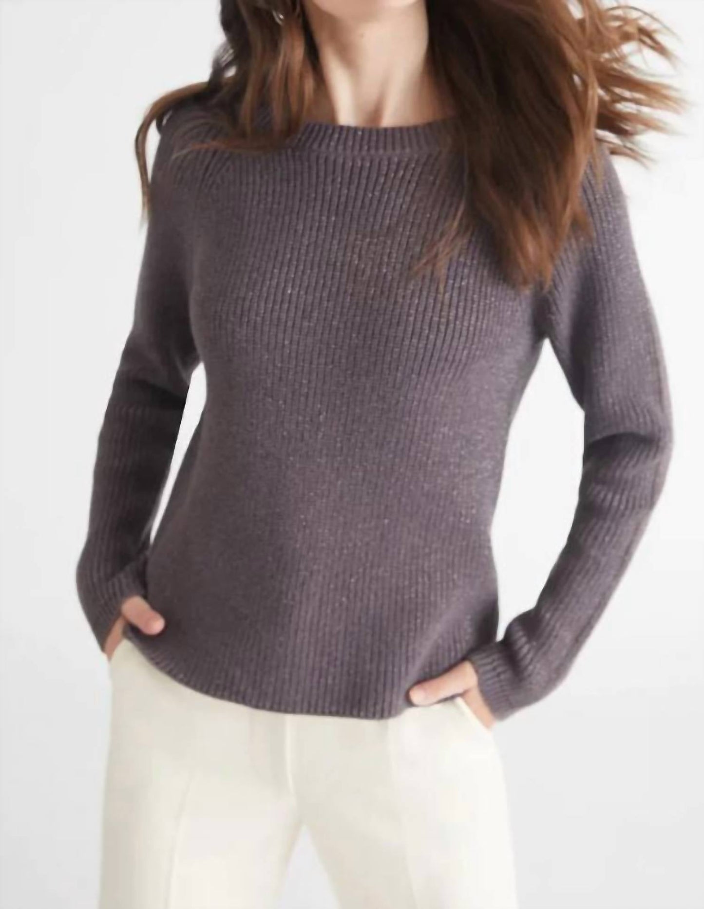525 America - Jane Metallic Creweneck Sweater