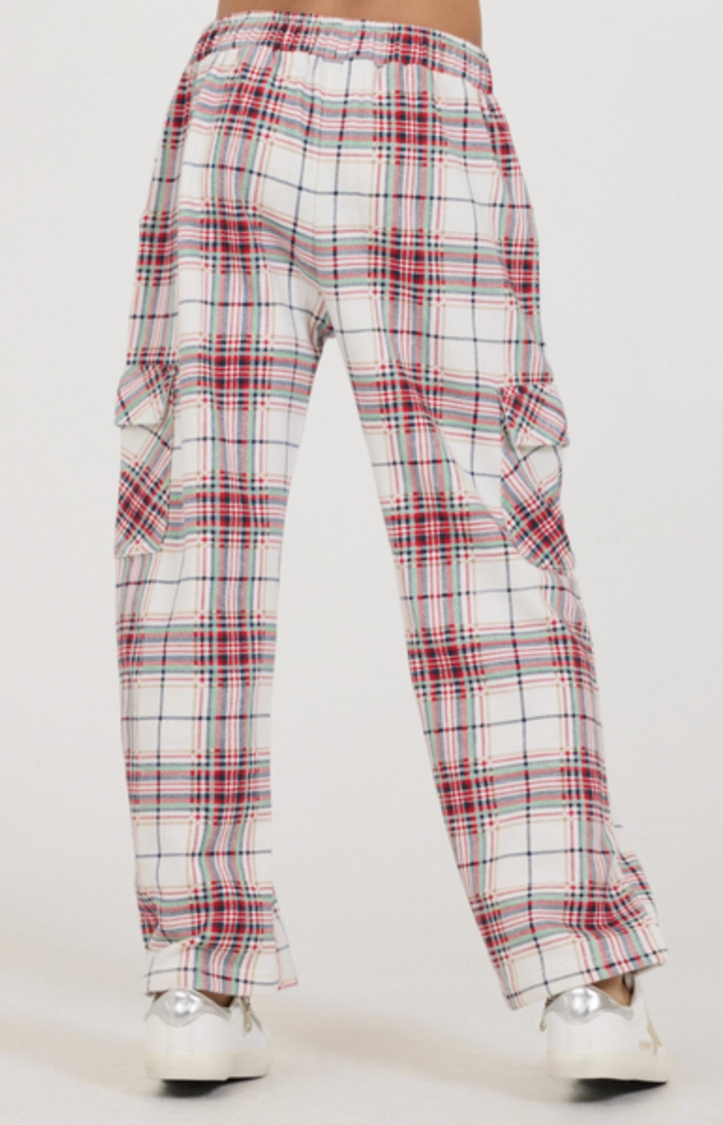 Vintage Havana - Plaid Cargo Lounge Pant