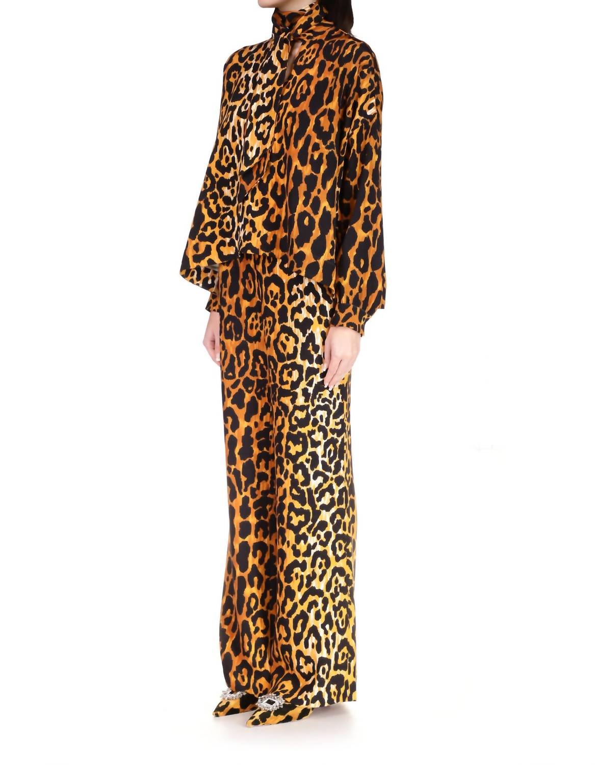 Libertine - Leopardo Wide Leg Trousers