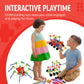 Kit de blocos de construção educativos - 176 peças (idades de 4 a 8 anos) 