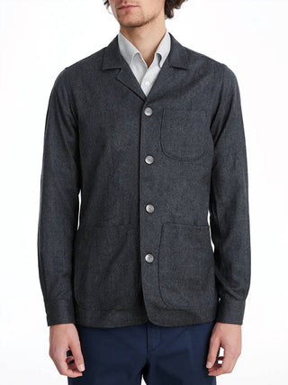 Emanuel Berg - Wool Flange D-constructed Shirt Jacket