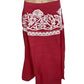 Chakeris - Women's Floral Embroidered Midi Skirt