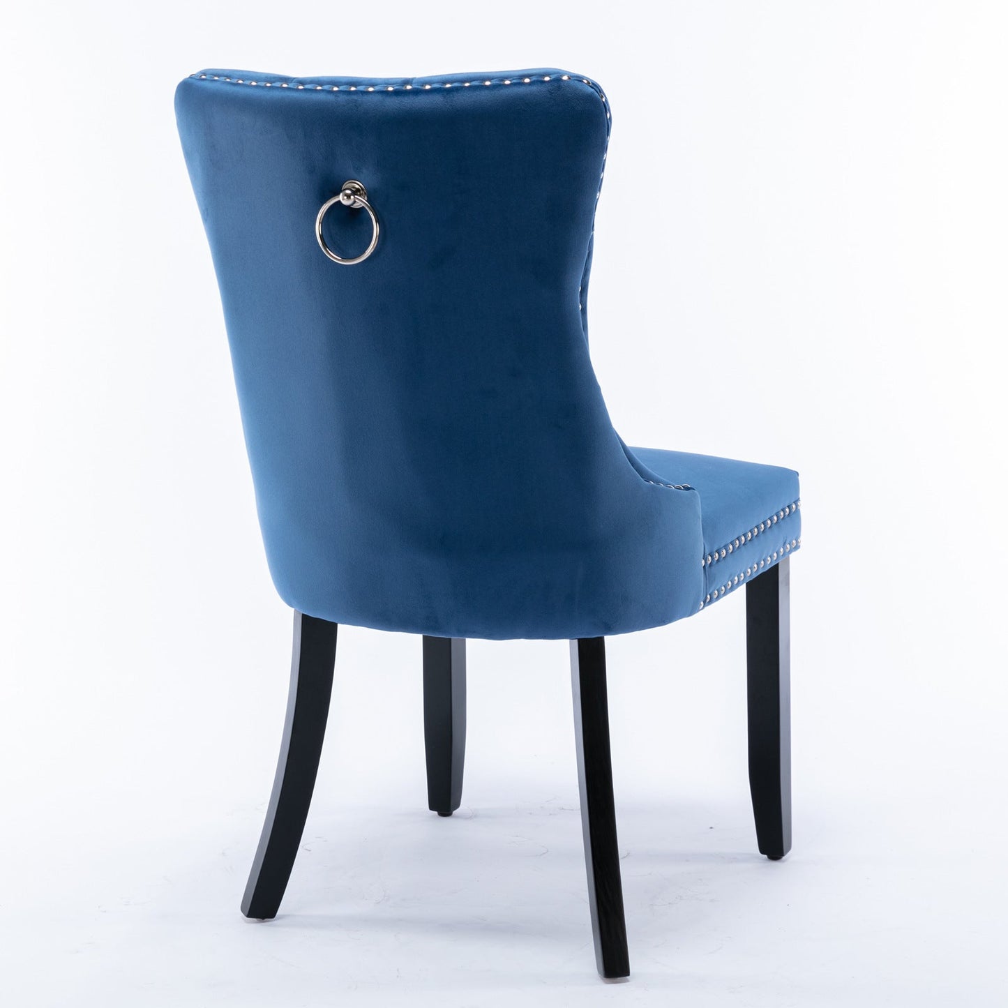 Nikki Collection Modern Tufted Velvet Upholstered Dining Chair Set of 2