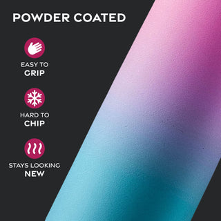 Garrafa de água esportiva térmica com canudo 