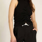 Project Social T - In Your Head Ruched Front Sweater Tank Top