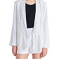 Women's Jessa Blazer Ivory Stripe - Medium