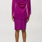 Joseph Ribkoff - Silky Knit & Chiffon Sheath Dress