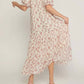 Entro - Ruffled V Neck Maxi Dress