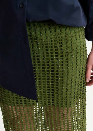 Essential Antwerp - Handkerchief Sequin Mesh Skirt