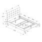 Transitional Upholstered Bed Frame
