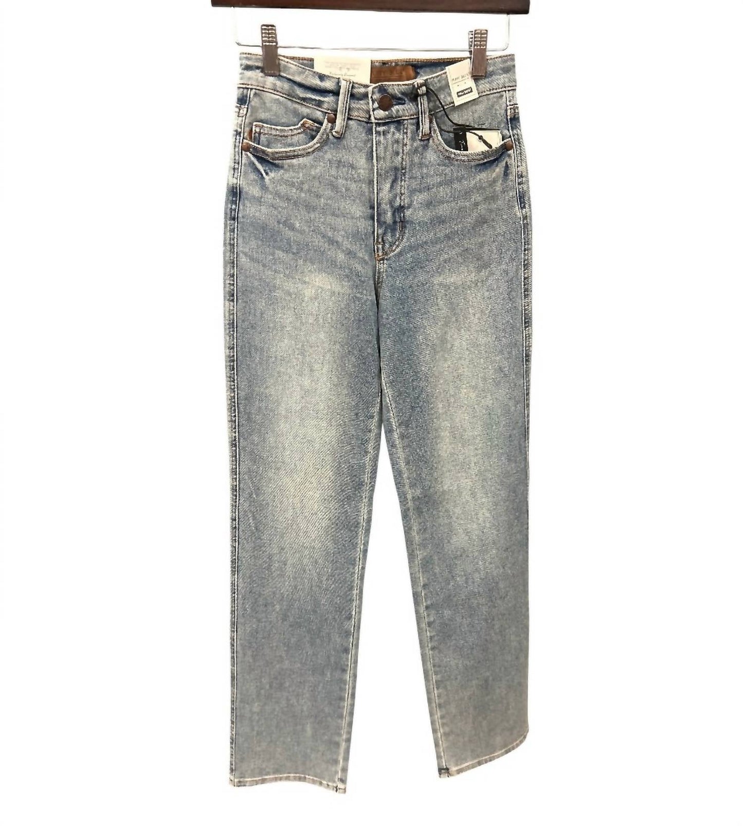 Judy Blue - Women's High Waist Tummy Control Slim Straight Jeans