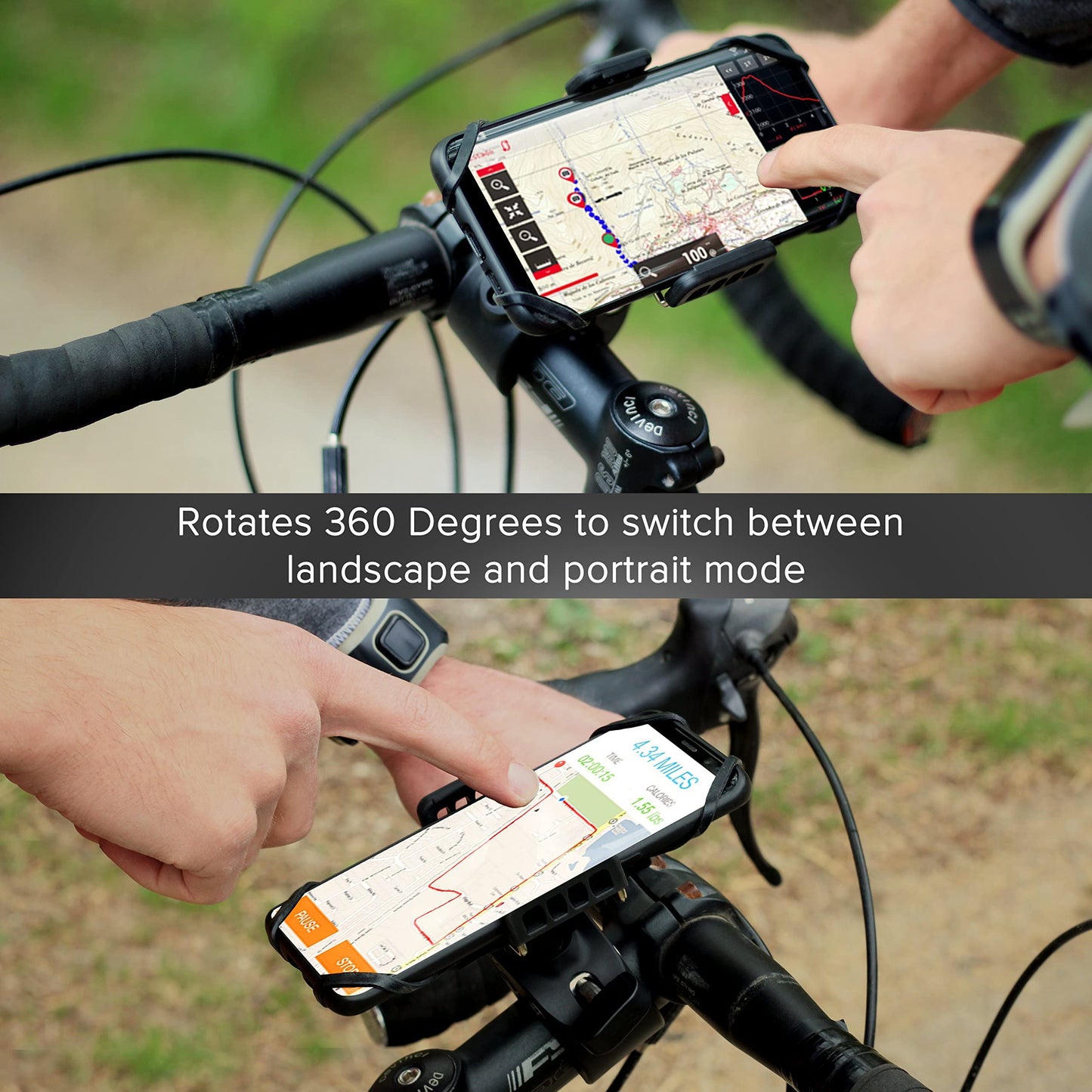 Suporte para telefone em bicicleta 