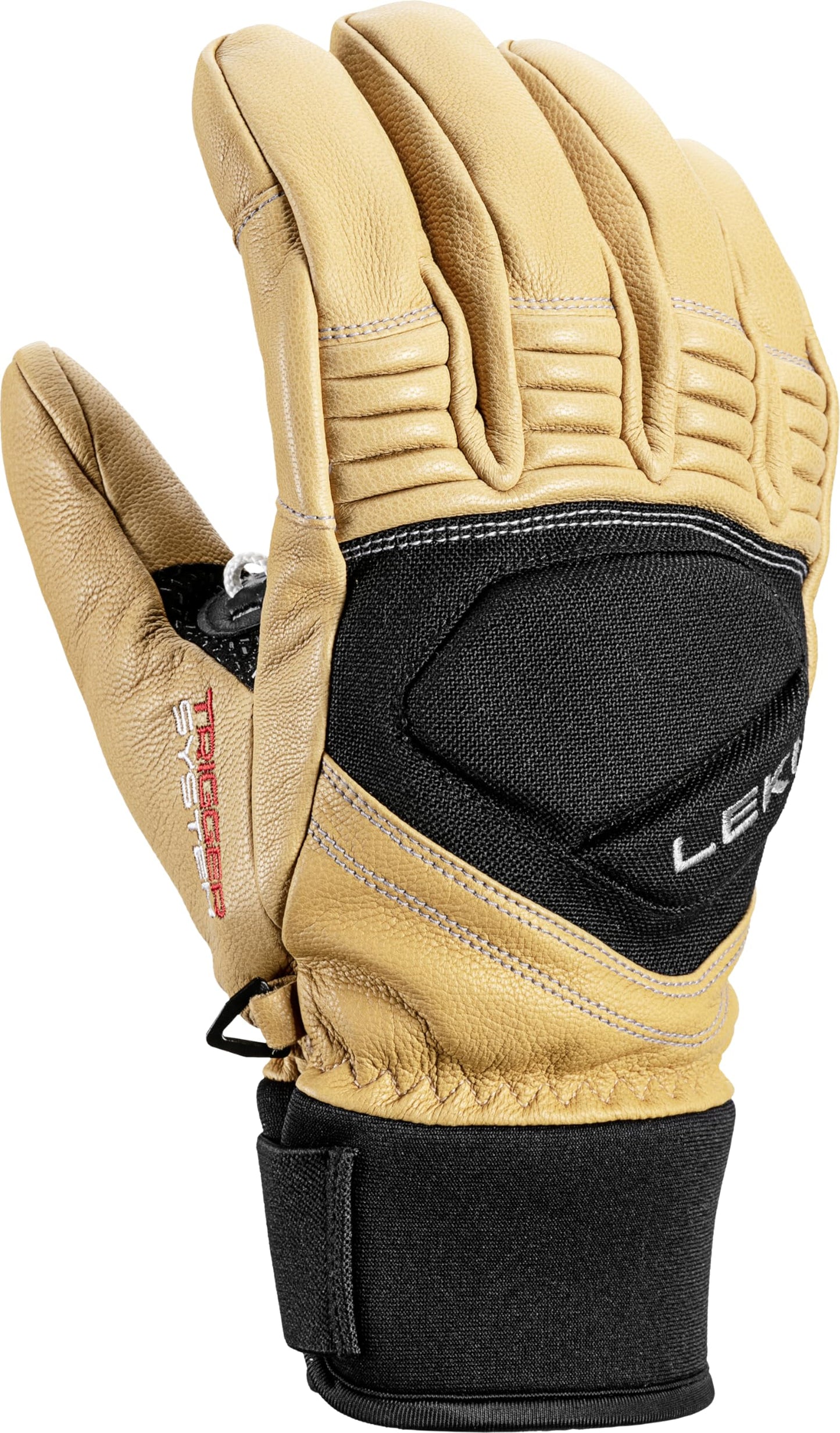 LEKI Copper S Skiing & Snowboarding Gloves - Tan/Black