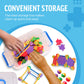 Kit de blocos de construção educativos - 176 peças (idades de 4 a 8 anos) 