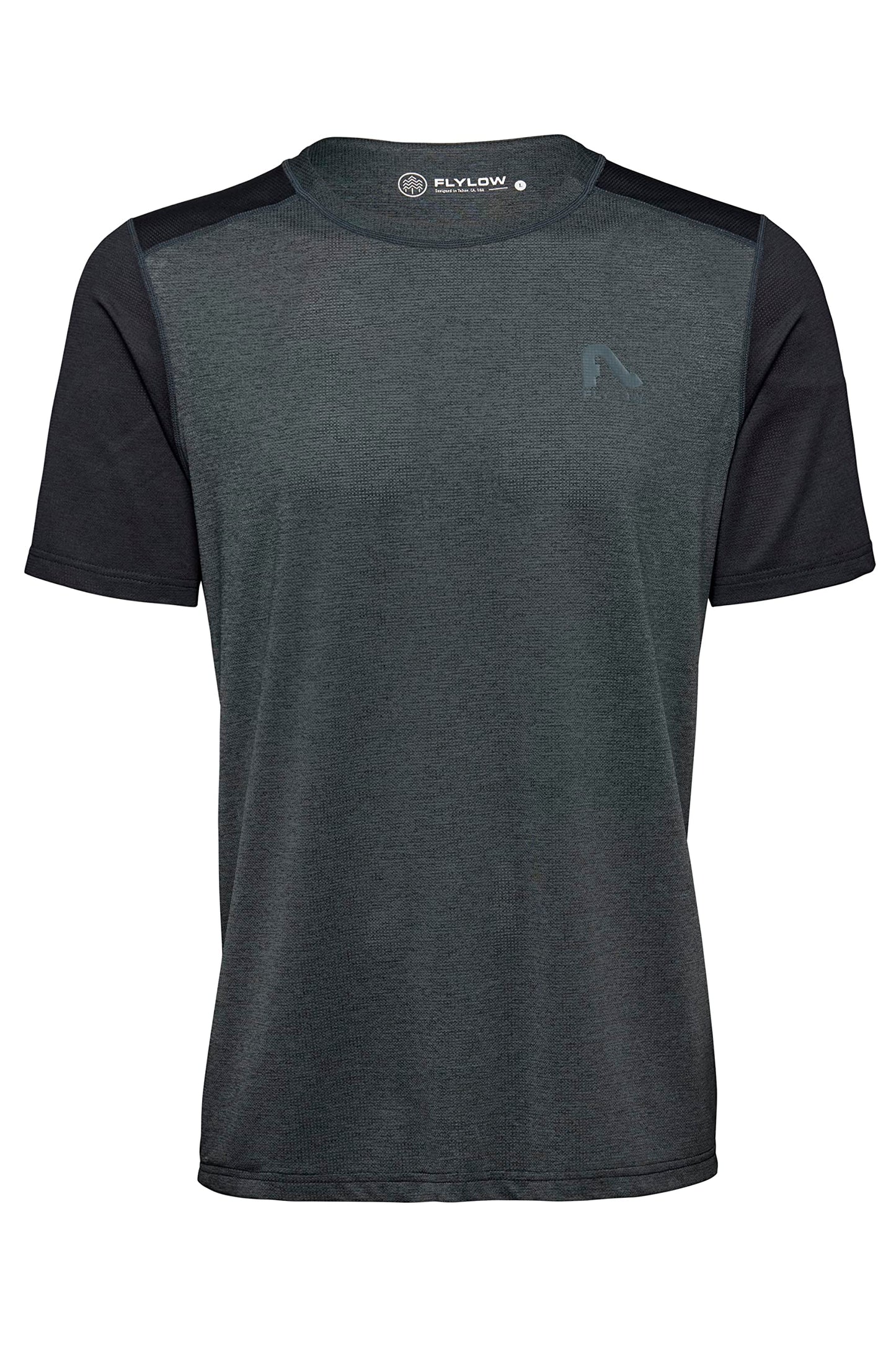 Flylow Men's Garrett Short Sleeve Shirt - Slate Black