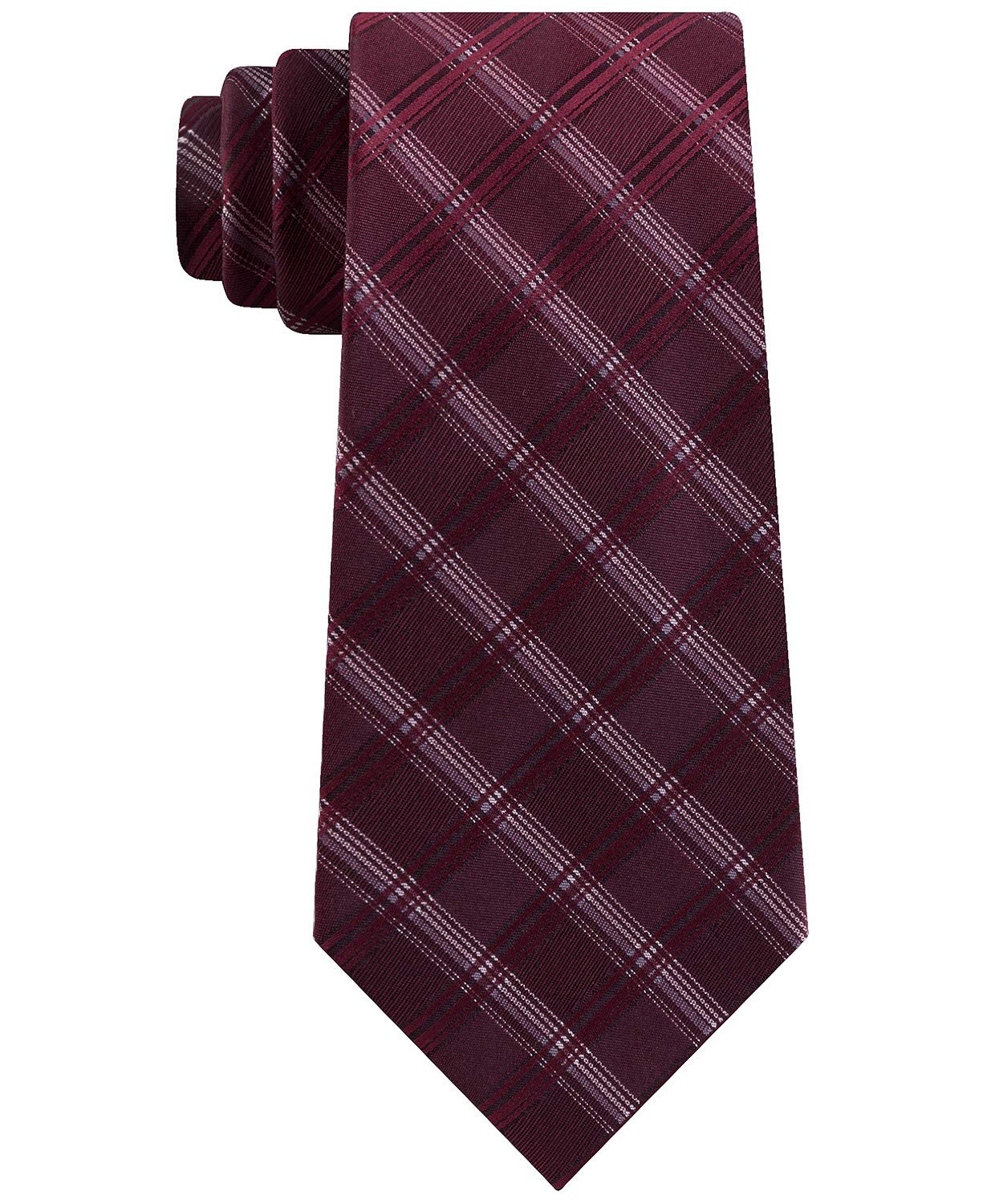 Kenneth Cole Reaction Mens Adam Silk Blend Professional Neck Tie Red O/S