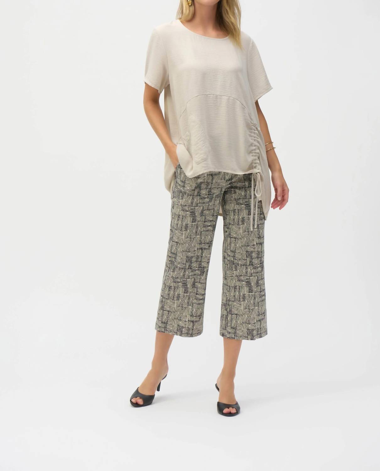 Joseph Ribkoff - Millennium Geometric Print Culotte Pants