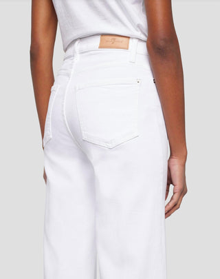 7 For All Mankind - Calça Jeans Cropped de Cintura Alta