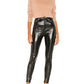Free People - Coated Patent High-rise Jeans