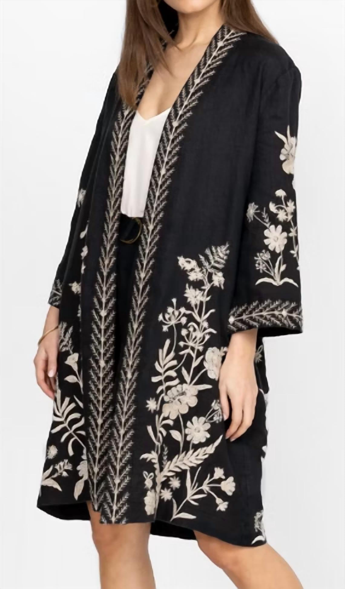 Johnny Was - Marseille Linen Kimono Coat