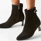 La Canadienne - Women's Arizona Suede Buckle Ankle Bootie