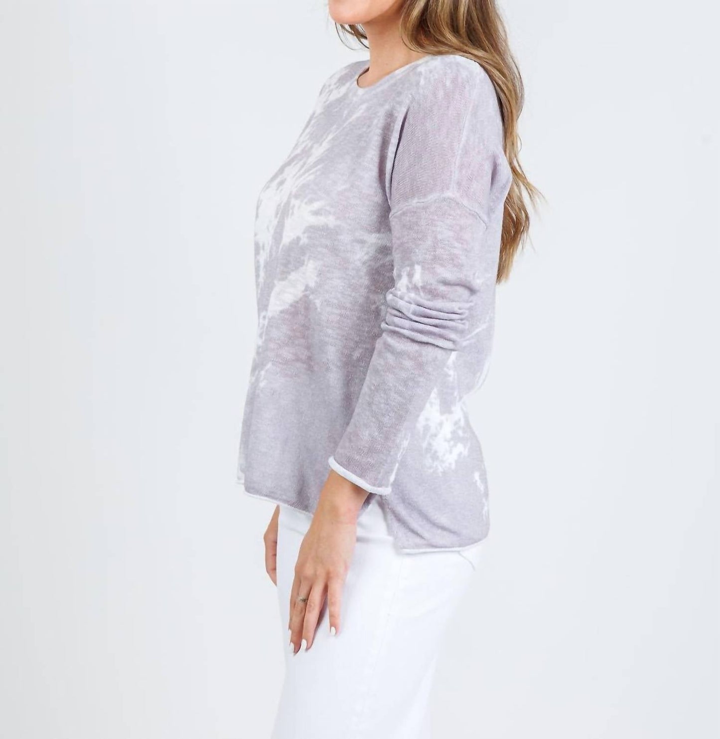 J. Society - Tie Dye Long Sleeve Crew Sweater