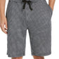 Shorts de pijama xadrez xadrez masculino Perry Ellis, preto, tamanho grande