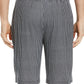 Shorts de pijama xadrez xadrez masculino Perry Ellis, preto, tamanho grande