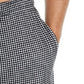 Shorts de pijama xadrez xadrez masculino Perry Ellis, preto, tamanho grande
