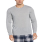 Camiseta de pijama masculina Perry Ellis de manga comprida, cinza, tamanho médio