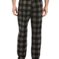 Calça de pijama masculina Perry Ellis Microfleece cinza tamanho X-G