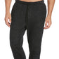 Calça jogger masculina Perry Ellis de malha texturizada mesclada, preta, tamanho pequeno