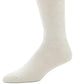 Pacote único de meias masculinas Perry Ellis Diamond, tamanho regular, brancas