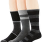 Perry Ellis Meias Masculinas Casuais Caneladas Pretas Tamanho Regular Pacote com 3