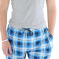 Perry Ellis Portfolio Pijama Masculino Pijama Curto Azul Tamanho XX-G