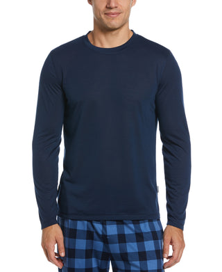 Perry Ellis Portfolio Pijama Confortável Masculino Azul Tamanho G