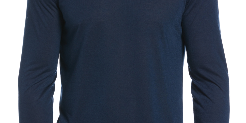 Perry Ellis Portfolio Pijama Confortável Masculino Azul Tamanho G