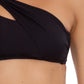 Top de biquíni feminino Trina Turk, preto, tamanho 6