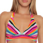 Biquíni Trina Turk Feminino Estampado Louvre Halter Top Maiô Rosa Tamanho 6