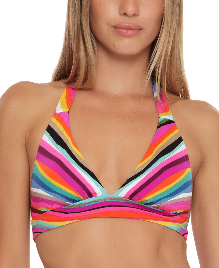 Biquíni Trina Turk Feminino Estampado Louvre Halter Top Maiô Rosa Tamanho 6