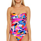 Trina Turk Feminino Rio Twist Front Tankini Top Maiô Rosa